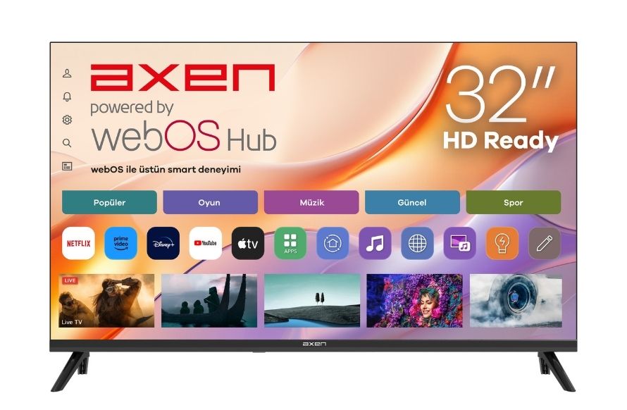 AXEN 32'' AX32DM1OTL-W2S HDR MİLAN webOS 2.0S (3)