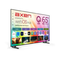 AXEN 65 İnç 164 Ekran Frameless Ultra HD 4K QLED webOS Smart TV AX65QO4OTL-W2S Yan