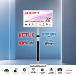 Axen 32” Android Smart Taşınabilir Monitör | Full HD Dokunmatik Ekran